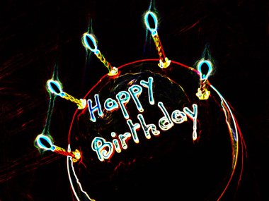 Mutlu yıllar pasta sahnesi 