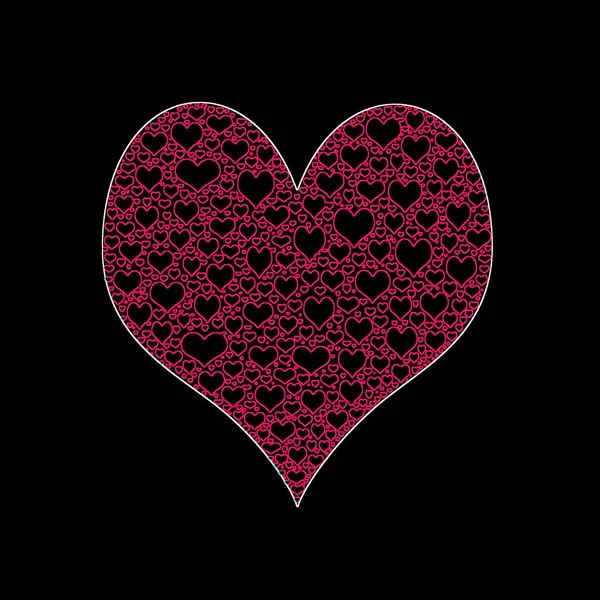 Abstrakcyjne Tło Miłości Sercem — Zdjęcie stockowe