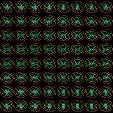 abstract floral pattern, illustration