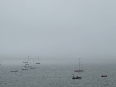 Soyut Weymouth manzara sahnesi Dorset England 