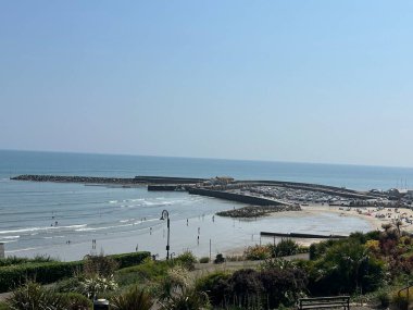 Soyut Lyme Regis manzara Dorset England 