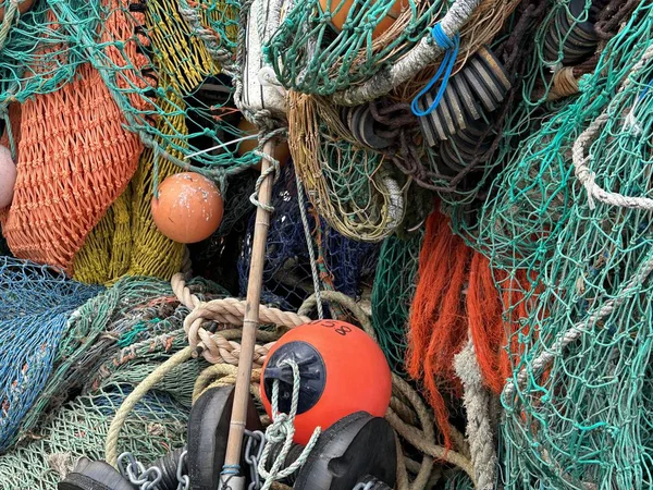 Rede Pesca Porto — Fotografia de Stock