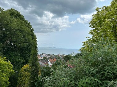 Güzel deniz manzarası Lyme Regis Dorset İngiltere 