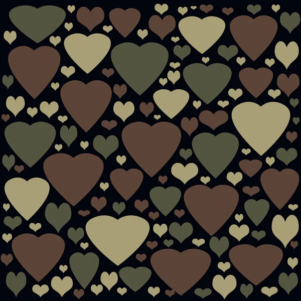 Heart Shaped Seamless Pattern — Stock Photo, Image