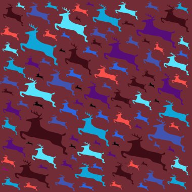 Ren geyikleriyle kusursuz bir arkaplan 