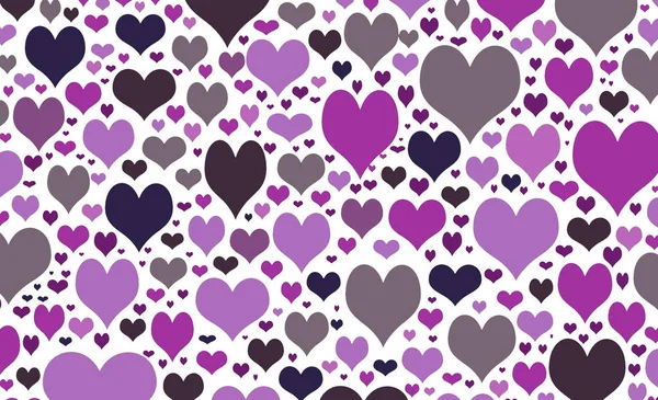 Seamless Pattern Hearts — Stock Photo, Image
