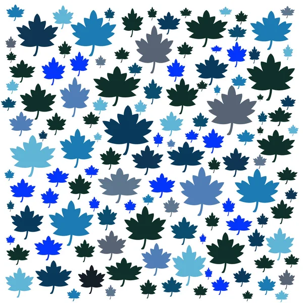Ahornblatt Mosaik Aus Bunten Blättern — Stockfoto