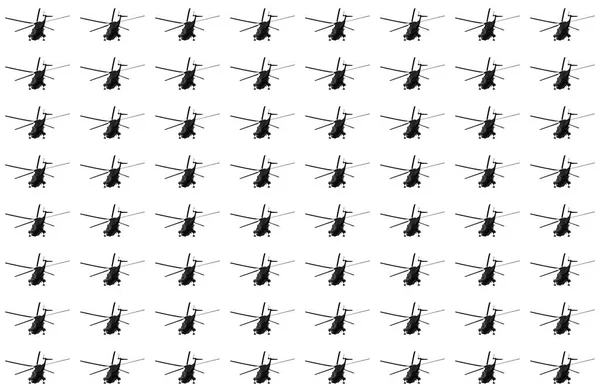 シームレスなヘリコプターパターンの背景 幾何学的な形をした抽象的な質感 イラスト — ストック写真