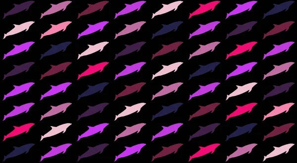 Abstrakte Bunte Delphin Hintergrund — Stockfoto