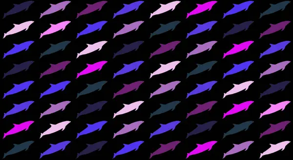 Abstracte Kleurrijke Dolfijn Achtergrond — Stockfoto