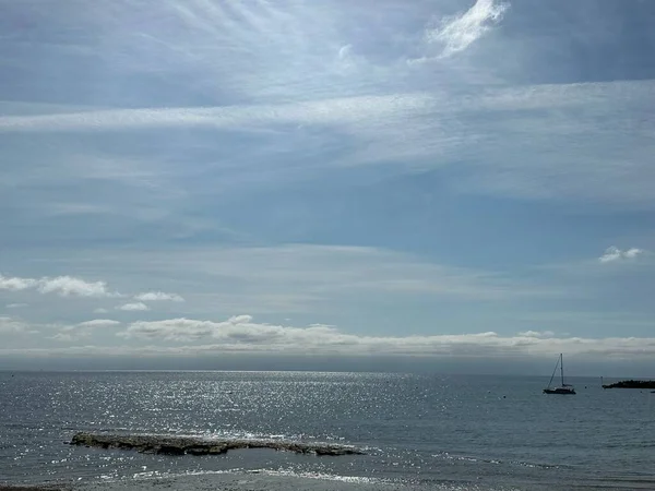 Красивый Вид Море Лайм Реджис Дорсет Англия — стоковое фото
