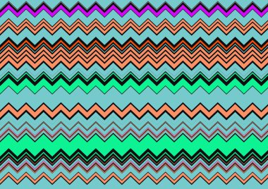 Soyut zikzak çizgileri olan kusursuz geometrik desen. 