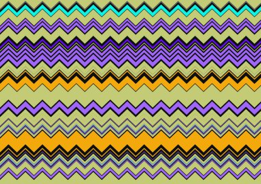 Soyut zikzak çizgileri olan kusursuz geometrik desen. 