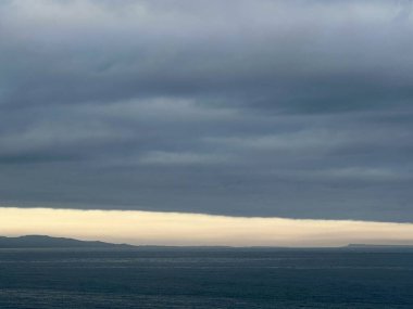 Güzel deniz manzarası ve gökyüzü
