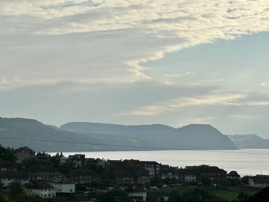 Jurasik kıyı manzarası Lyme Regis Dorset İngiltere 