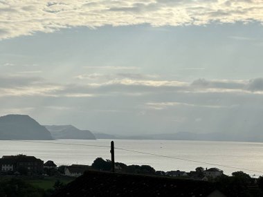 Jurassic coast landscape lyme regis Dorset England  clipart