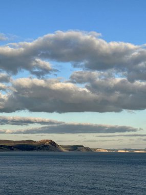 Jurasik kıyı manzarası Lyme Regis Dorset İngiltere 