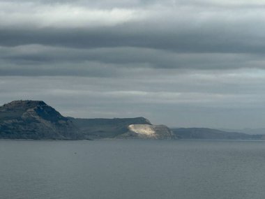 Jurasik kıyı dorsetinin güzel manzarası 