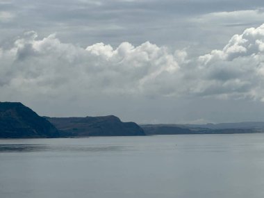 Jurasik kıyı manzarası Dorset İngiltere 