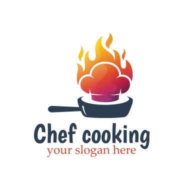 Aşçı aşçılığı ve restoran logosu tasarımı