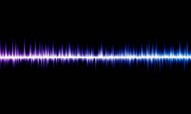 abstract sound wave background. vector illustration. clipart