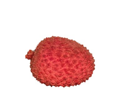 Lychee, beyaz arkaplanda izole edilmiş olarak kapat