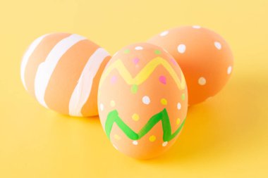 Easter eggs many color for easter background