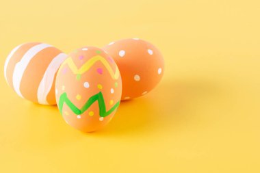 Easter eggs many color for easter background