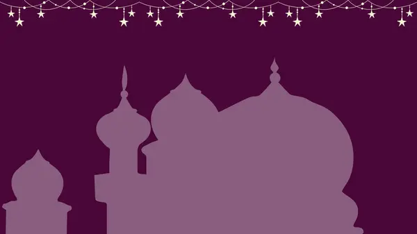Moschee Hintergrund Mit Islamischem Muster — Stockvektor