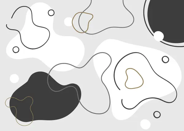 Fond Abstrait Avec Ligne Noire Blanche Illustration Vectorielle — Image vectorielle