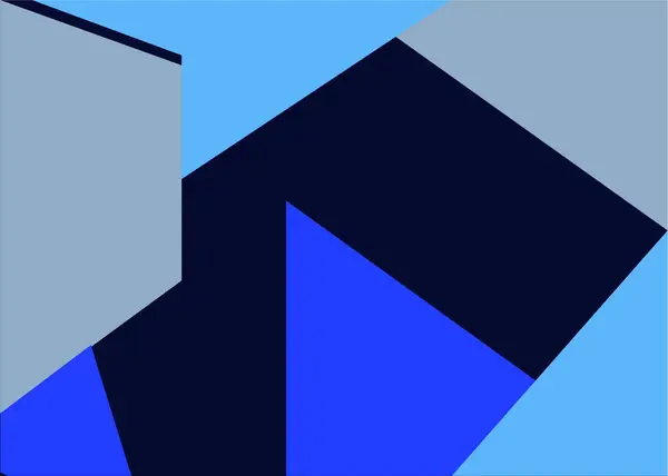 Coloré Minimal Moderne Abstrait Plat Fond Carré — Image vectorielle