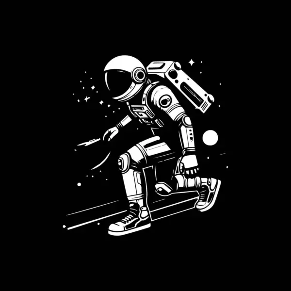 Astronaut Space Suit Vector Illustration — Stock Vector