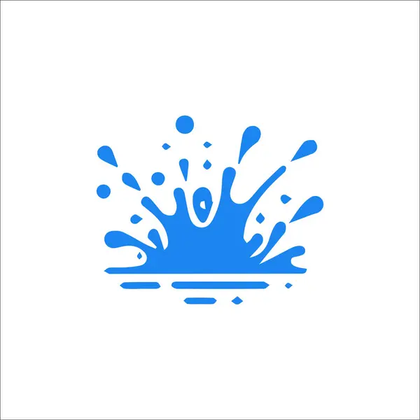Wzór Ikony Wektorowej Splash — Wektor stockowy