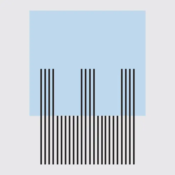 バーコードアイコンのベクトルイラスト 編集可能なスタイル — ストックベクタ