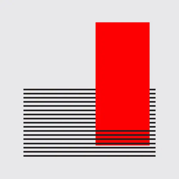 Векторная Иллюстрация Красного Цвета Белой Бумаги Текстом — стоковый вектор