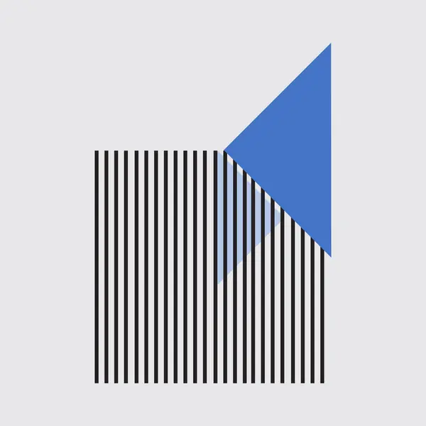 Fond Abstrait Vectoriel Avec Des Rayures Dynamiques Design Style Moderne — Image vectorielle