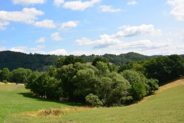 A sunny day in the National Park Eifel in the west of Germany clipart