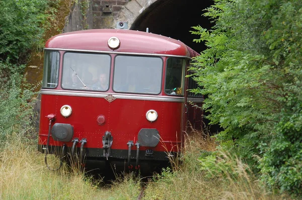 这辆旧的火车被亲切地称为 Die Flitsch — 图库照片