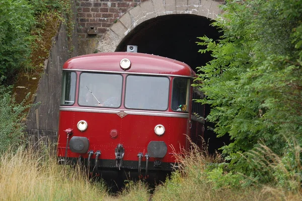 这辆旧的火车被亲切地称为 Die Flitsch — 图库照片