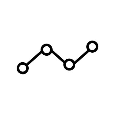 Grafik simgesi siyah ve beyaz 