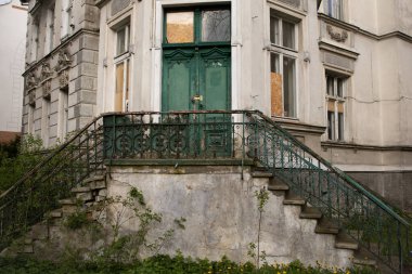 Sopot, Polonya - 12 Nisan 2024 - Sopot, Polonya 'daki eski özel ev