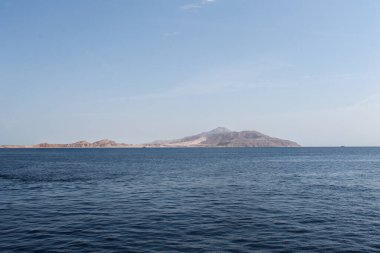 Mısır 'daki Tiran adası deniz manzaralı