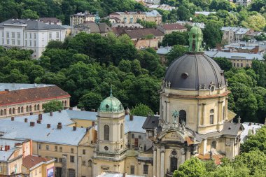 Lviv, Ukrayna 'daki Dominik Kilisesi ve Manastırı.