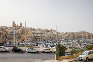 Birgu, Malta 'da yatları olan bir Marina.