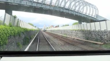 Kopenhag metro penceresini taşırken görüntüle