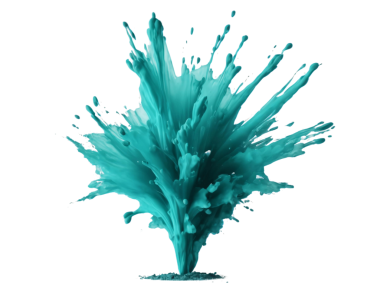 Su sıçraması beyaz üzerine izole edilmiş.