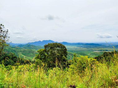 Wang Kelian Perlis, Malezya 'nın tepesinde güzel bir tepe manzarası