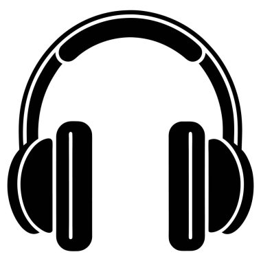 Müzik simgesi vektör illüstrasyonu