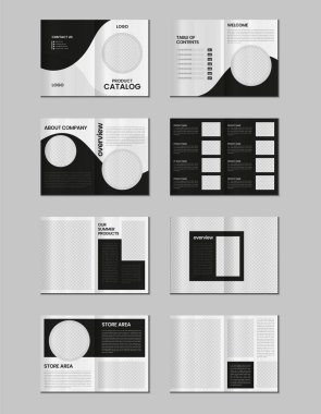 Ürün katalog tasarımı veya katalog şablon tasarımı