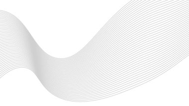 Soyut dalgalı çizgi arkaplanı, dalgalı desen, şık çizgi sanatı ve web arkaplan tasarımı